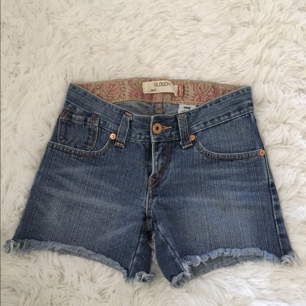 Levi’s #5 Slouch cutoff Denim/Jean shorts